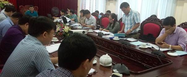 Trung tâm Kỹ thuật TN&MT: Hội nghị thẩm định thiết kế kỹ thuật dự toán xây dựng cơ sở dữ liệu đất đai huyện Nghi Lộc