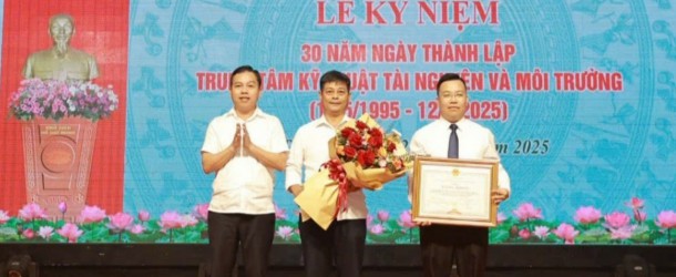 Trung tâm Kỹ thuật Tài nguyên và môi trường tỉnh Nghệ An kỷ niệm 30 năm thành lập