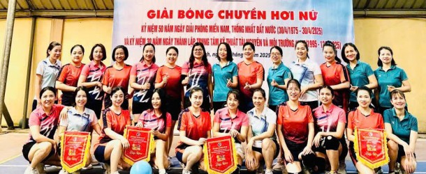 Giải thể thao bóng chuyền hơi nữ kỷ niệm 30 năm ngày thành lập Trung tâm Kỹ thuật tài nguyên và môi trường  (12/5/1995-12/5/2025)